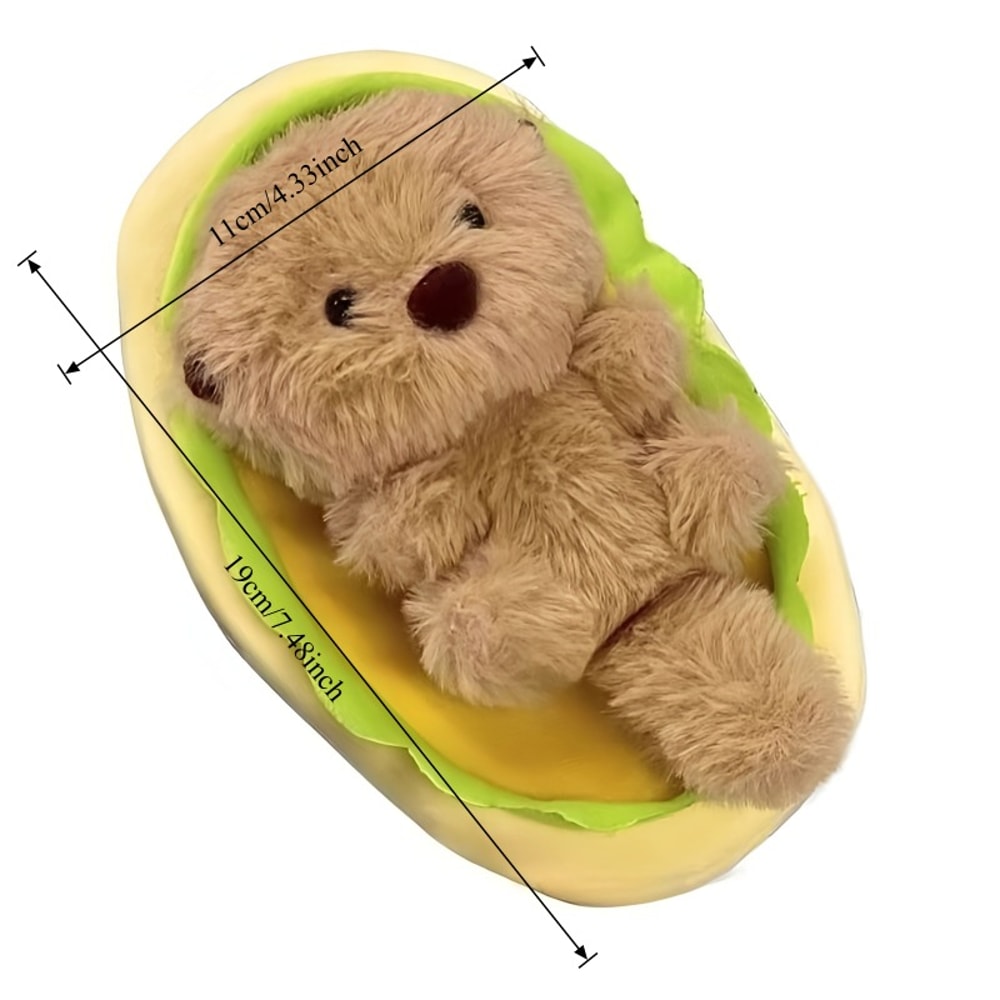 Cute Sea Otter Plush Toy Soft And Fluffy Otter Stuffed Animal Doll For Boys Girls Adorable Desk Or 5