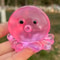 Crystal Clear Octopus Stress Relief Fidget Toy Soft Slow Rebound Sensory Squeeze 0