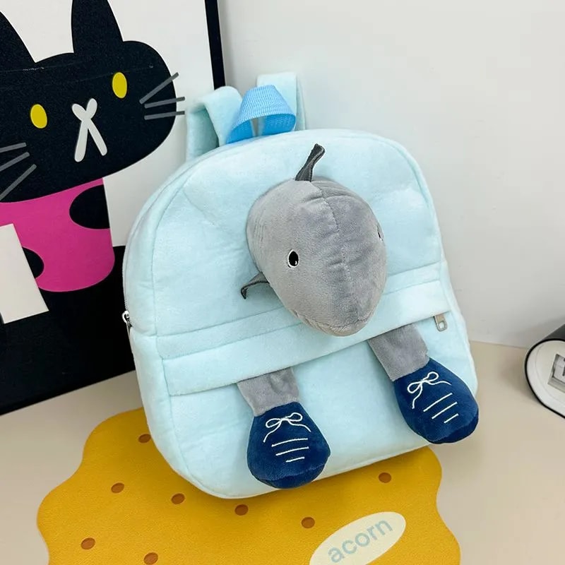 Brainrot Plush Backpack For Kids Soft Cute Funny Student Bag Gift 3