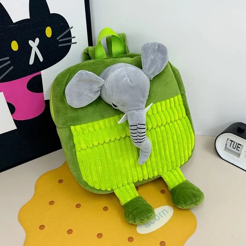 Brainrot Plush Backpack For Kids Soft Cute Funny Student Bag Gift 4