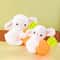 Cute Bunny Plush Toy With Carrot Fluffy Rabbit Sleeping Doll For Kids Room Decor Gift 5
