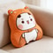 Cute Panda Plush Pillow Soft Bubu Dudu Bear Throw Cushion For Kids Adults 1