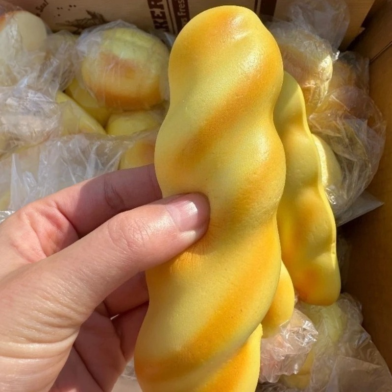 Wet Soft Twisted Dough Sensory Fidget Toy Squishy Simulated Bread For Hand Exercise And Stress Reli 4