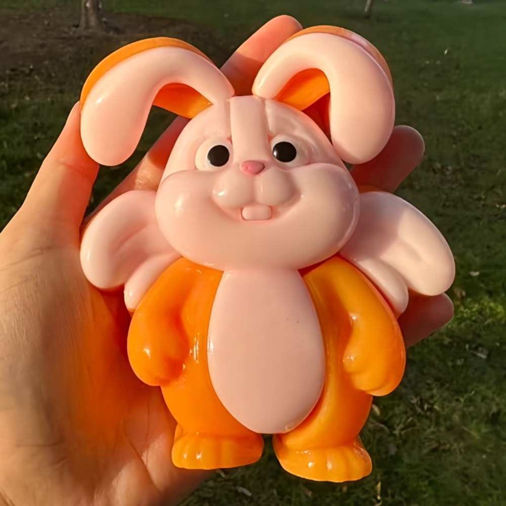 Squishy Bunny Fidget Toy Stress Relief Rabbit Squeeze Toy For Girls 1
