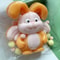 Squishy Bunny Fidget Toy Stress Relief Rabbit Squeeze Toy For Girls 4