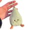 Fluffy Pear Plush Keychain Soft Stuffed Cartoon Fruit Doll Backpack Charm For Kids Adults 4