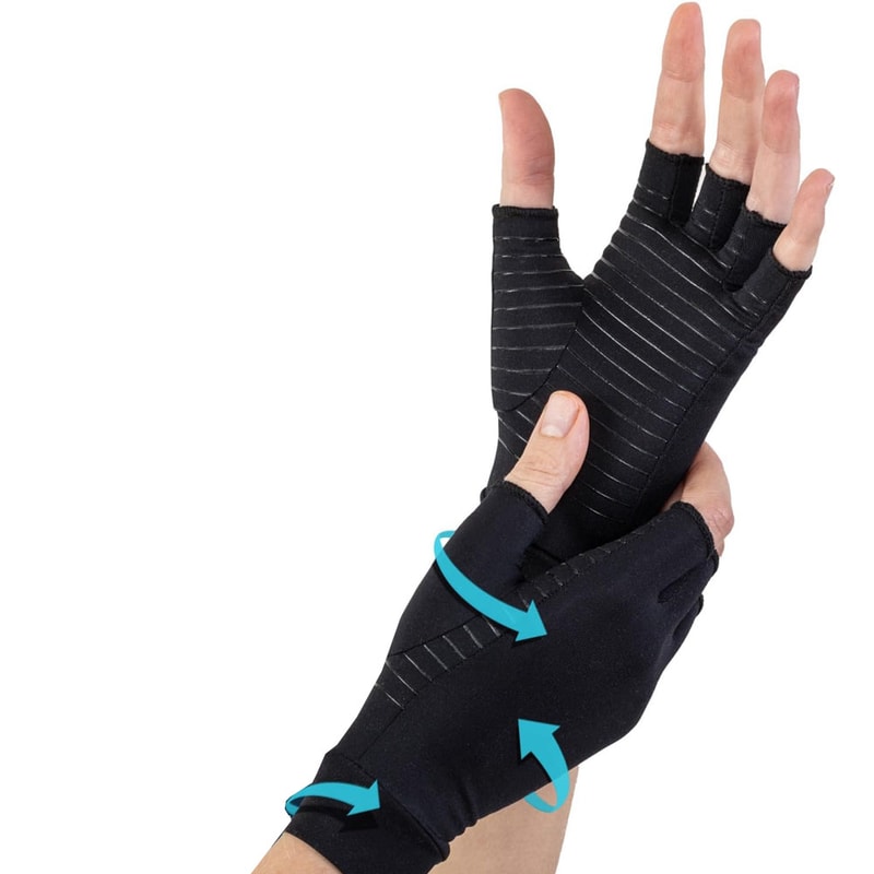 Copper Compression Arthritis Hand Support Gloves For Pain Relief And Mobility 7