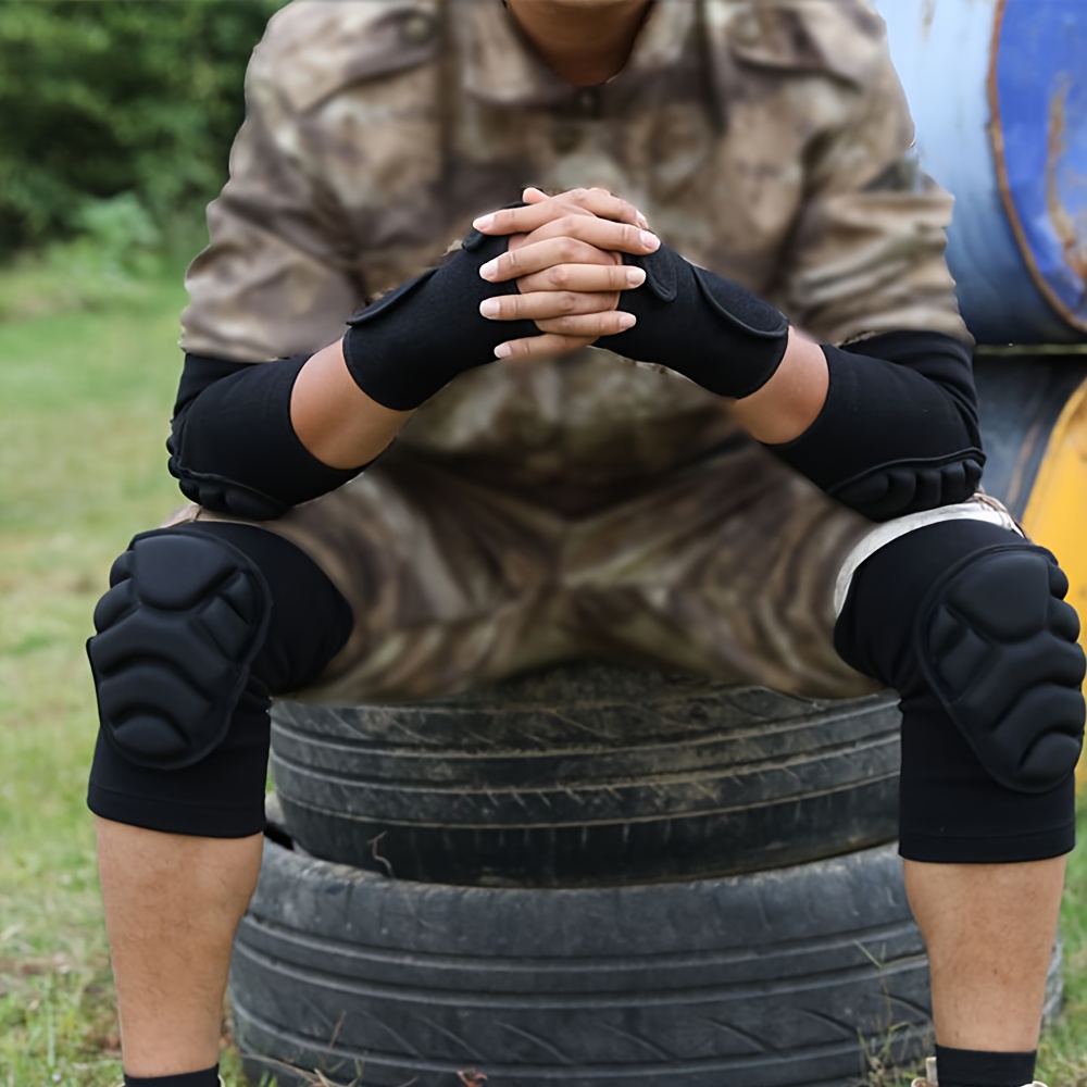 Professional Knee Elbow Pads For Men Women Shock Absorbing Knee Elbow Brace For Support And Prot 0
