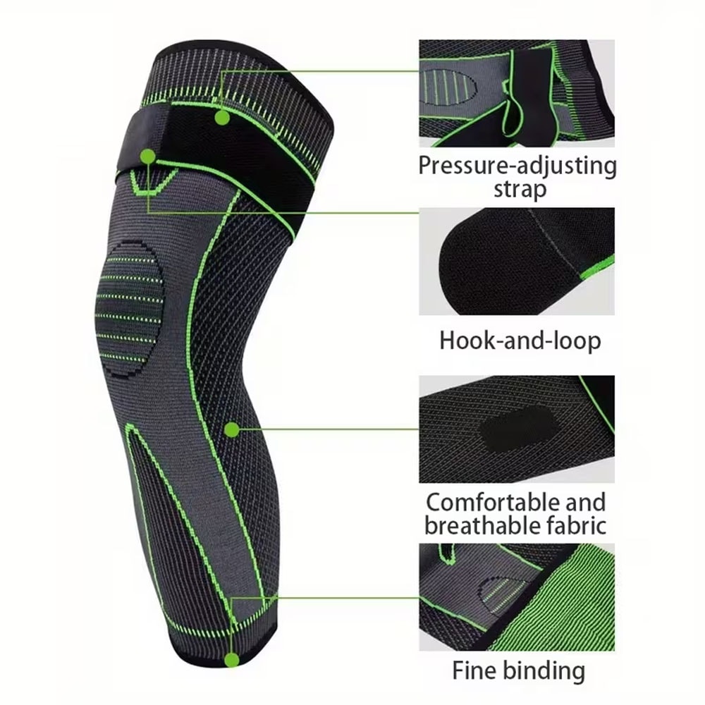 HighElastic Compression Knee Sleeves For Men Women Enhanced Support For Active Lifestyles 3