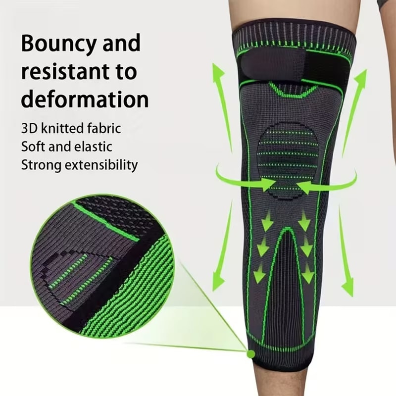 HighElastic Compression Knee Sleeves For Men Women Enhanced Support For Active Lifestyles 4