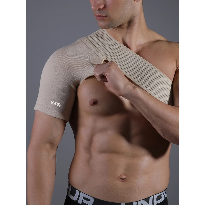 Breathable Elastic Shoulder Support Brace Upper Back Pain Relief 4