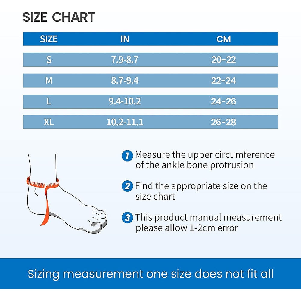 Adjustable Compression Ankle Brace For Men Women Breathable Support For Sprained Ankles 3