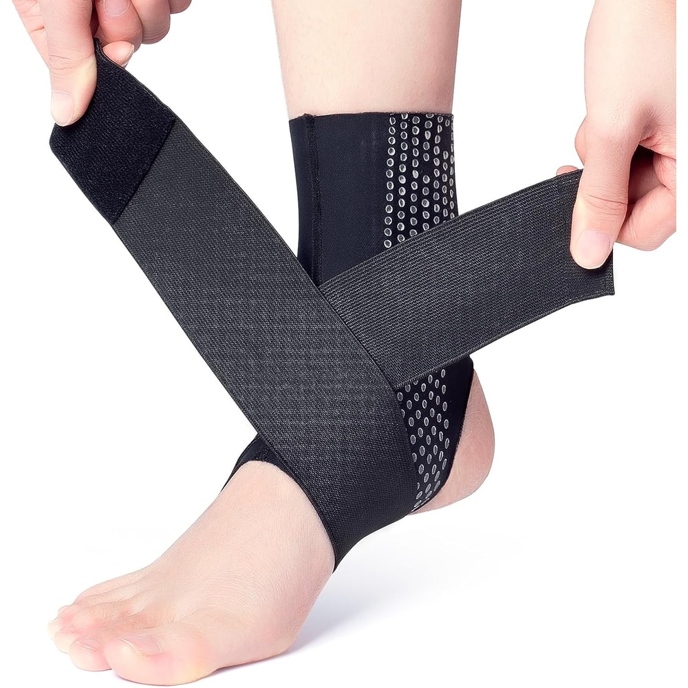 Adjustable Compression Ankle Brace For Men Women Breathable Support For Sprained Ankles 6