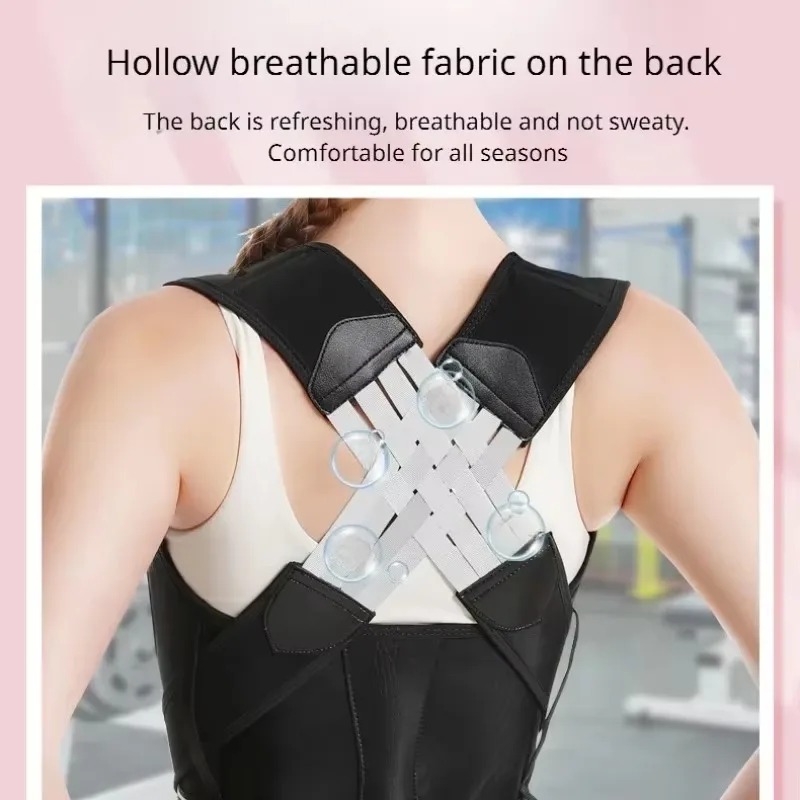 Premium Adjustable Posture Corrector And Back Support Brace For Men Women With Shoulder Alignment 3