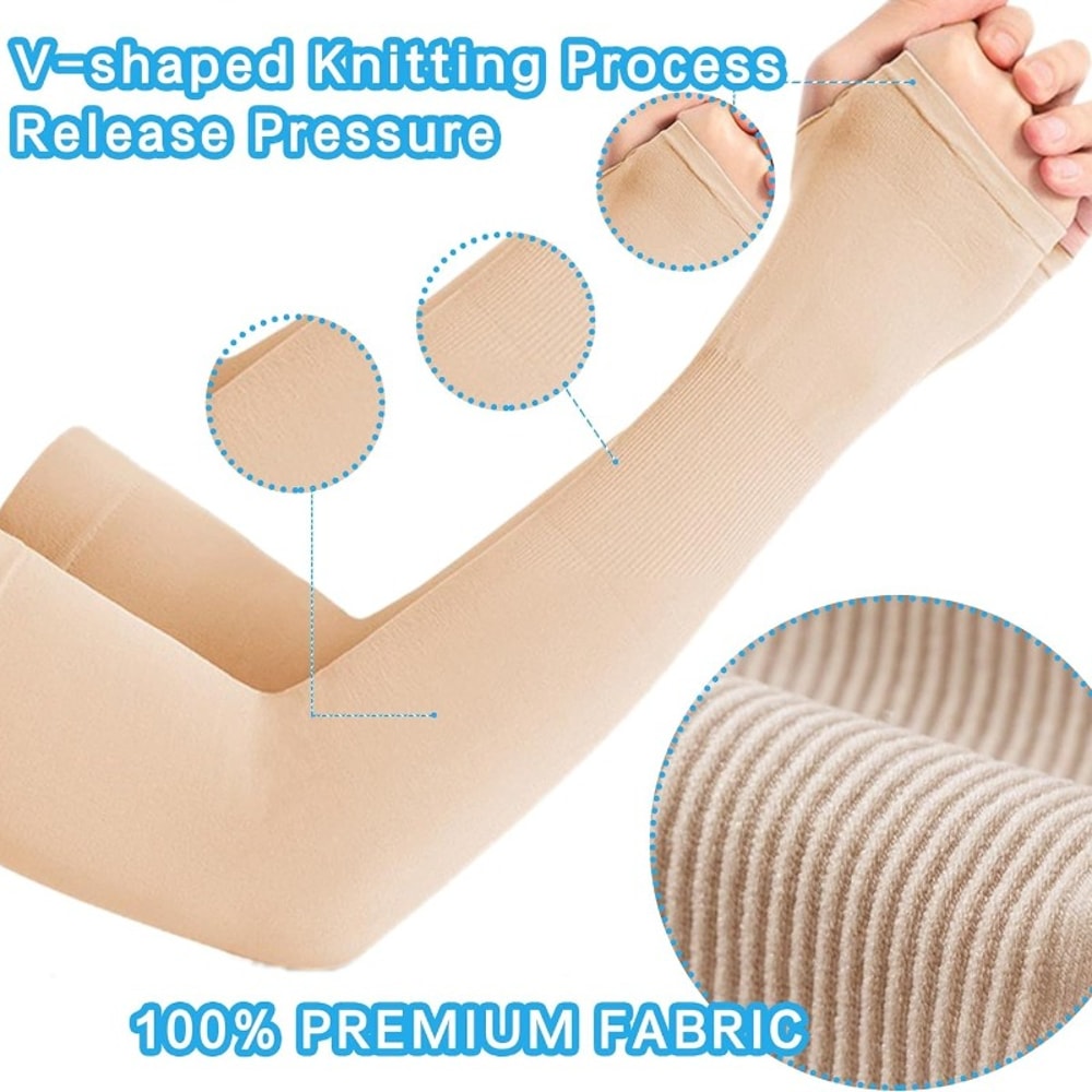 Performance UV Protection Cooling Running Sleeves For Men And Women Breathable Compression Arm Warm 3