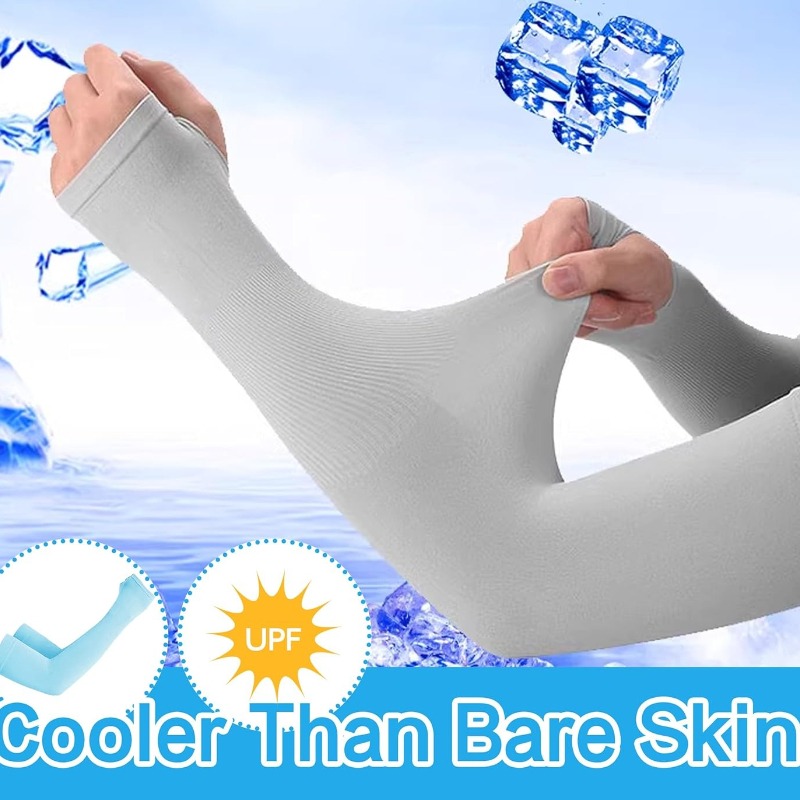 Performance UV Protection Cooling Running Sleeves For Men And Women Breathable Compression Arm Warm 5