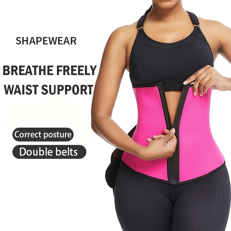 Neoprene Slimming Waist Trainer Girdle Sauna Sweat Shaping Belt For Women 2