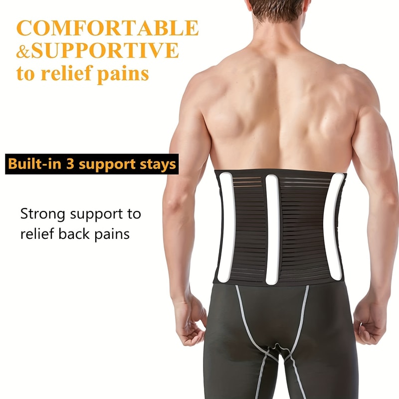 Adjustable Abdominal Binder For Men Women Post Surgery Compression Wrap For Hernia Abdomen Suppor 2