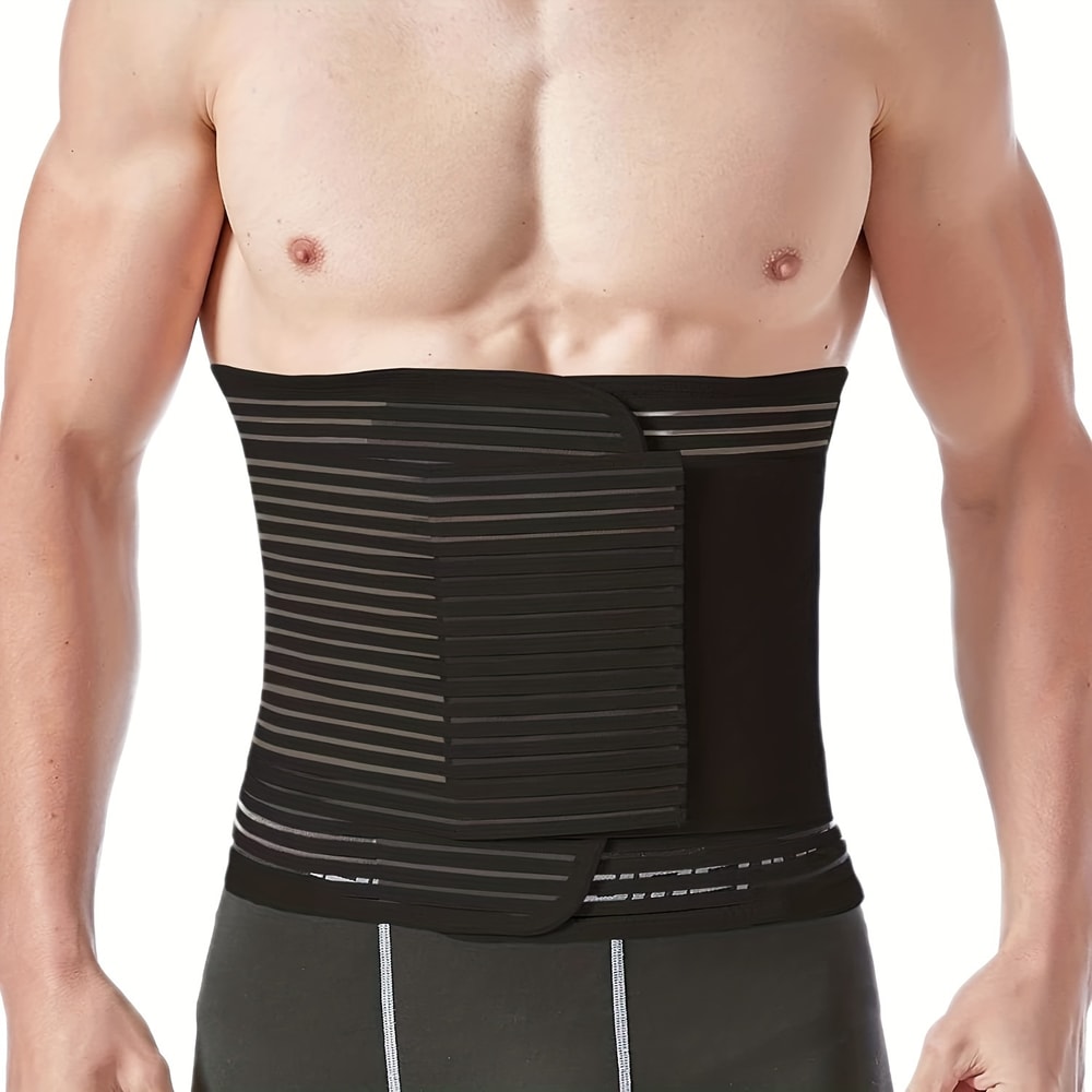 Adjustable Abdominal Binder For Men Women Post Surgery Compression Wrap For Hernia Abdomen Suppor 1