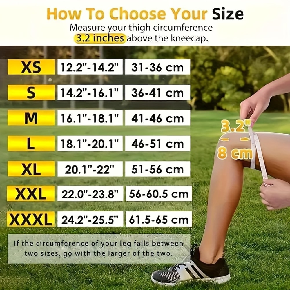 High Elastic Compression Knee Sleeves For Men And Women Ideal For Running Gym And Fitness 5