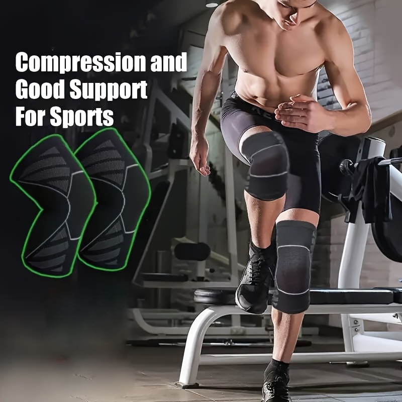High Elastic Compression Knee Sleeves For Men And Women Ideal For Running Gym And Fitness 3