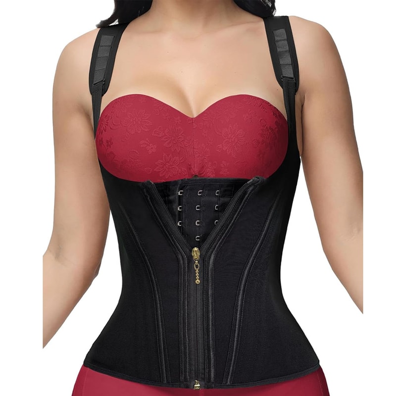 Waist Trainer For Women Tummy Control Sports Girdle Workout Body Shaper With Adjustable Shoulder S 0