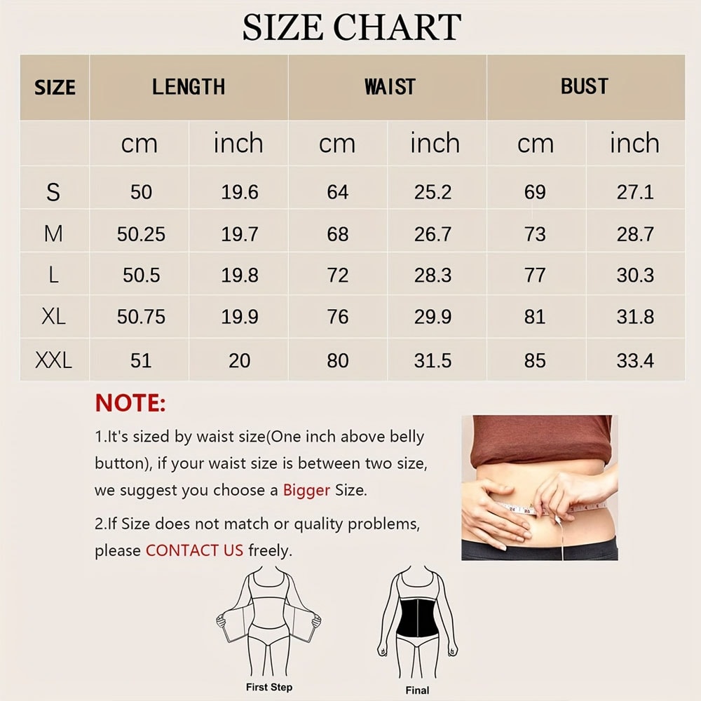 Waist Trainer For Women Tummy Control Sports Girdle Workout Body Shaper With Adjustable Shoulder S 5