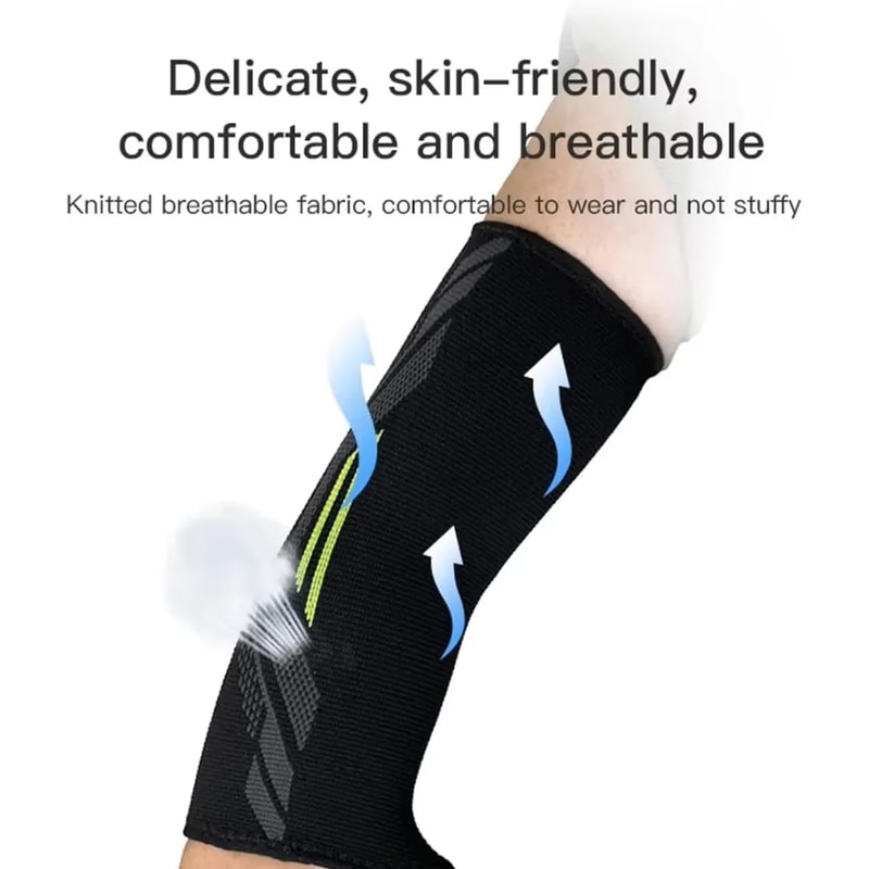 Adjustable Elbow Support Sleeve For Tennis Elbow Golfers Elbow Tendonitis And Joint Pain Relief 4