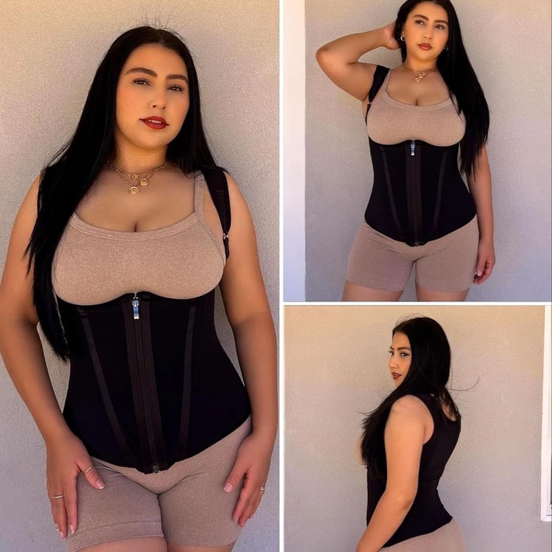 Waist Trainer Corset For Women Tummy Control Hourglass Shaper With Steel Boned Support 1