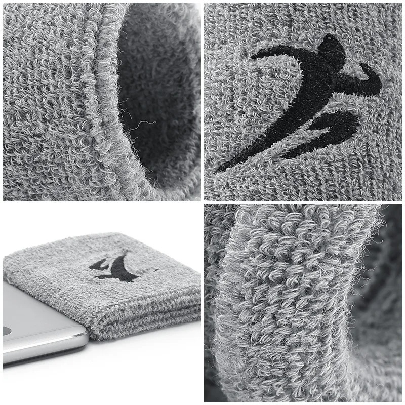 Breathable SweatAbsorbing Sports Wristbands Premium Wrist Support For Men And Women 2