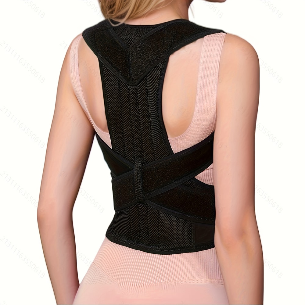 Adjustable Back Brace For Men Women Lumbar Spine Support Posture Corrector Upper Lower Back Reli 2