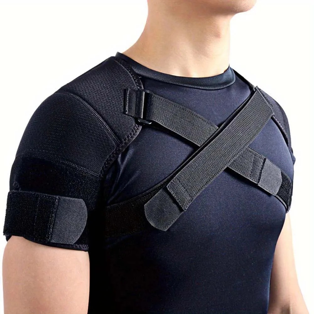 Adjustable Cross Shoulder Support Straps Comfortable And Supportive Back Sports Shoulder Brace With 1