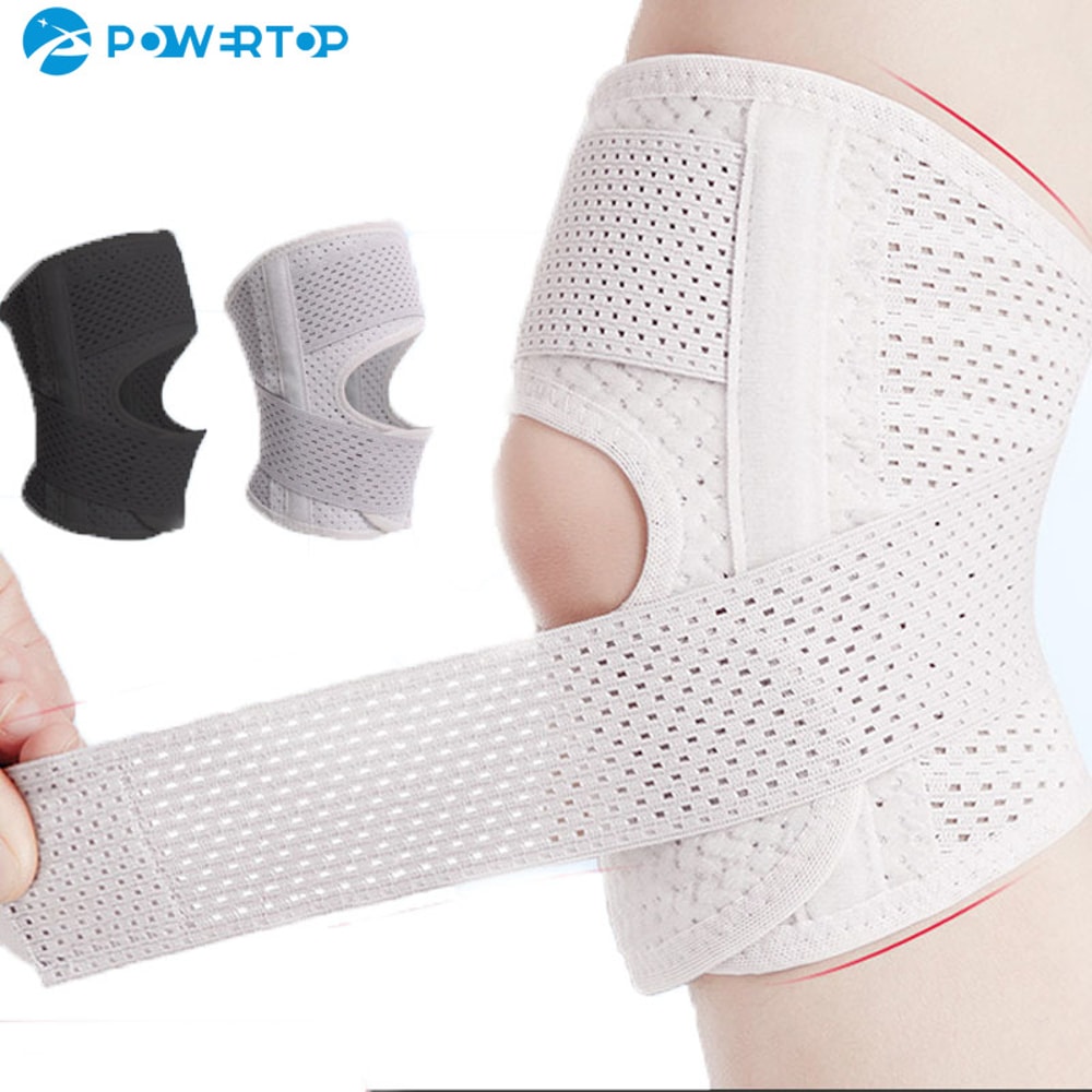 Knee Brace With Side Stabilizers Adjustable Support For Meniscus Tear Knee Pain Relief Patella Gel 0