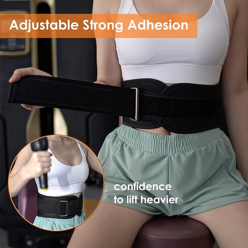 Adjustable Weightlifting Support Belt for Squats and Abdominal Pressure Training