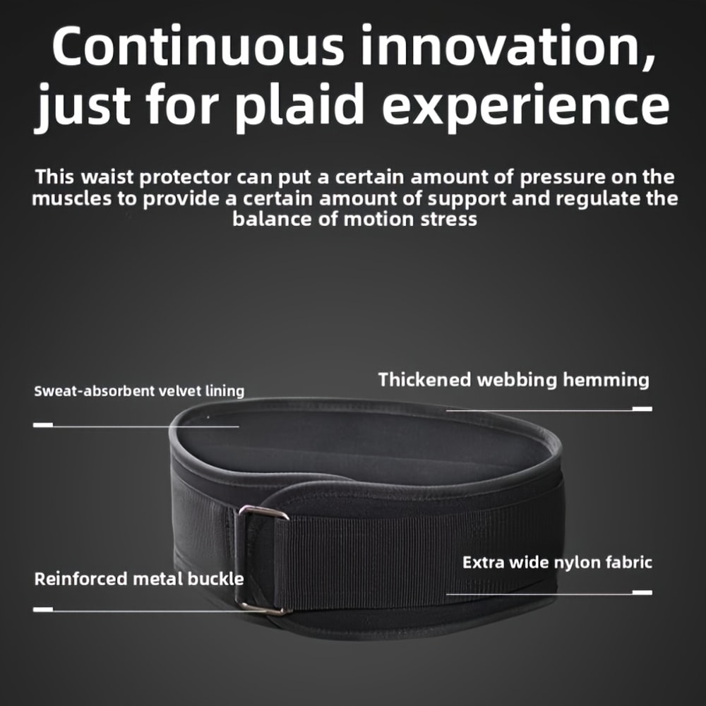 Adjustable Weightlifting Support Belt for Squats and Abdominal Pressure Training