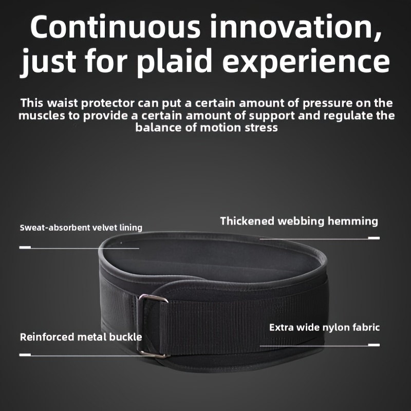 Adjustable Weightlifting Support Belt for Squats and Abdominal Pressure Training