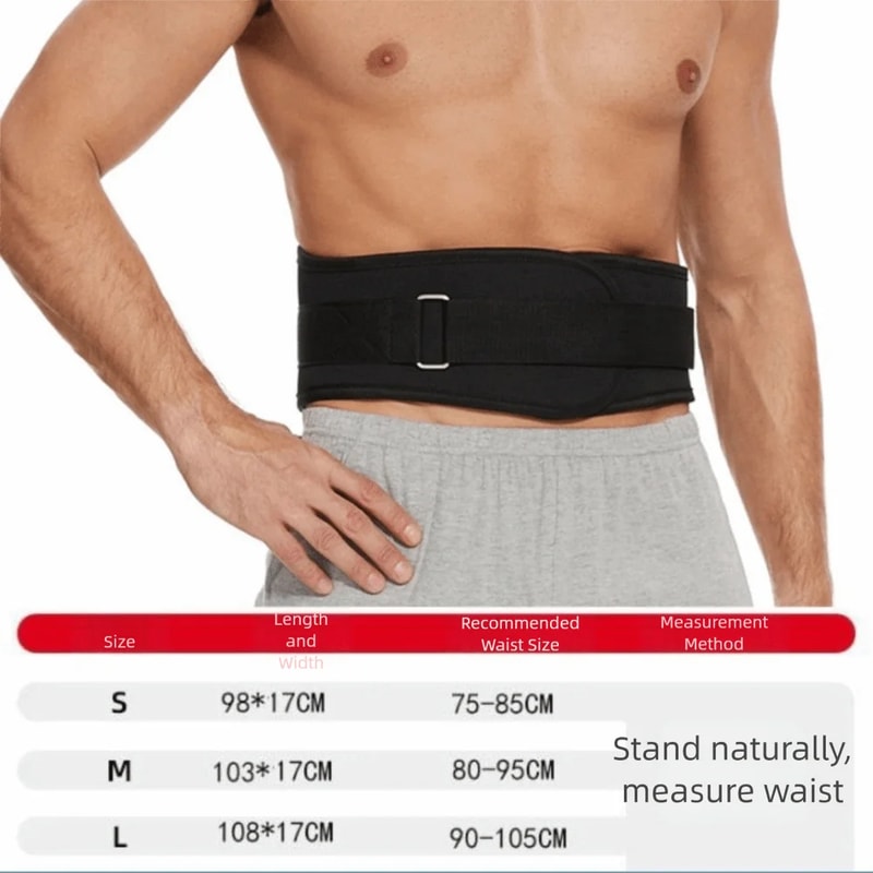 Adjustable Weightlifting Support Belt for Squats and Abdominal Pressure Training