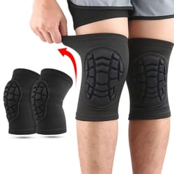sports knee pads for youth & adult protective compression knee sleeves for basketball, volleyball, football.