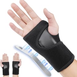 wrist brace for carpal tunnel relief left & right hand, pain relief night sleep support for men & women