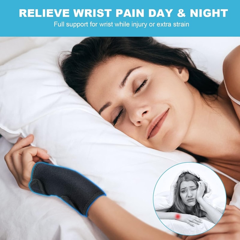Wrist Brace For Carpal Tunnel Relief Left Right Hand Pain Relief Night Sleep Support For Men Wome 4