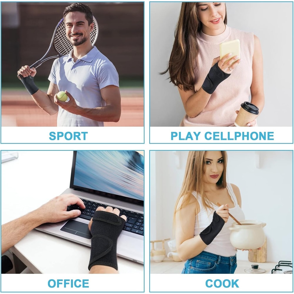 Wrist Brace For Carpal Tunnel Relief Left Right Hand Pain Relief Night Sleep Support For Men Wome 5