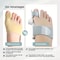 Adjustable Toe Corrector For Overlapping Toes Relieve Foot Pain 2