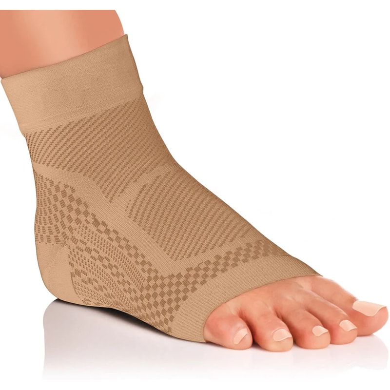 Foot Sleeve Compression Socks For Plantar Fasciitis Ankle Support Relieve Achy Heels Swelling 0