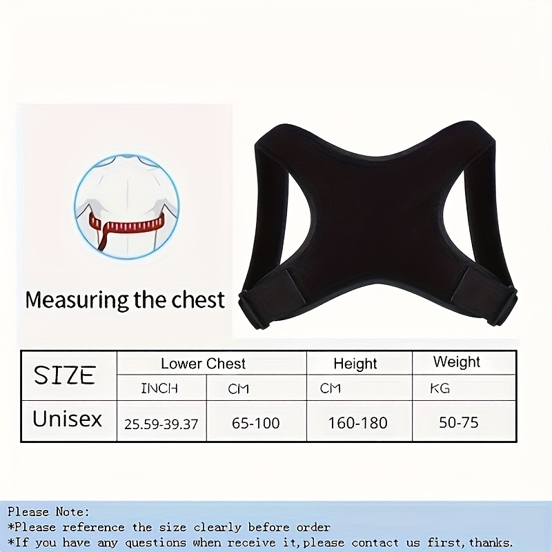 Adjustable Back Brace Posture Corrector For Men And Women Upper Back Shoulder Support For Neck And 5