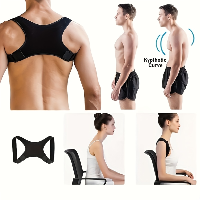 Adjustable Back Brace Posture Corrector For Men And Women Upper Back Shoulder Support For Neck And 2
