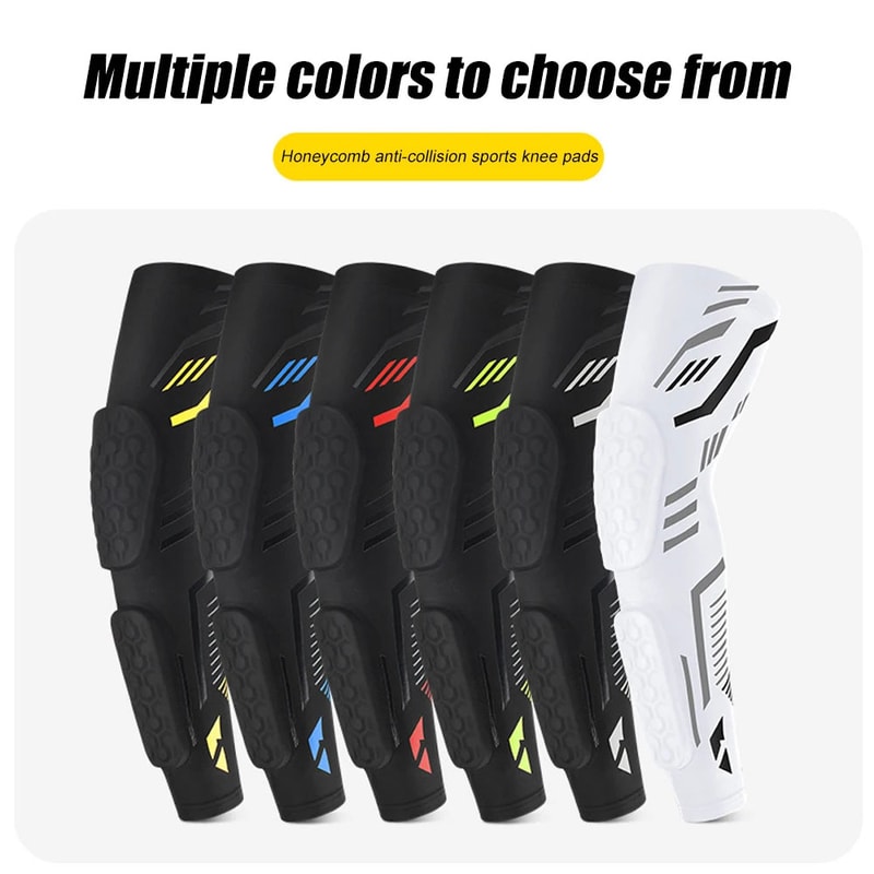 Sports Padded Arm Sleeves Protective Compression Elbow Pad For Basketball Football Volleyball Gym 4