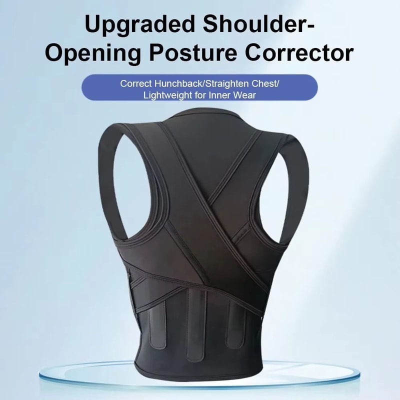 Adjustable Back Brace Posture Corrector For Men And Women Upper And Lower Back Pain Relief 4