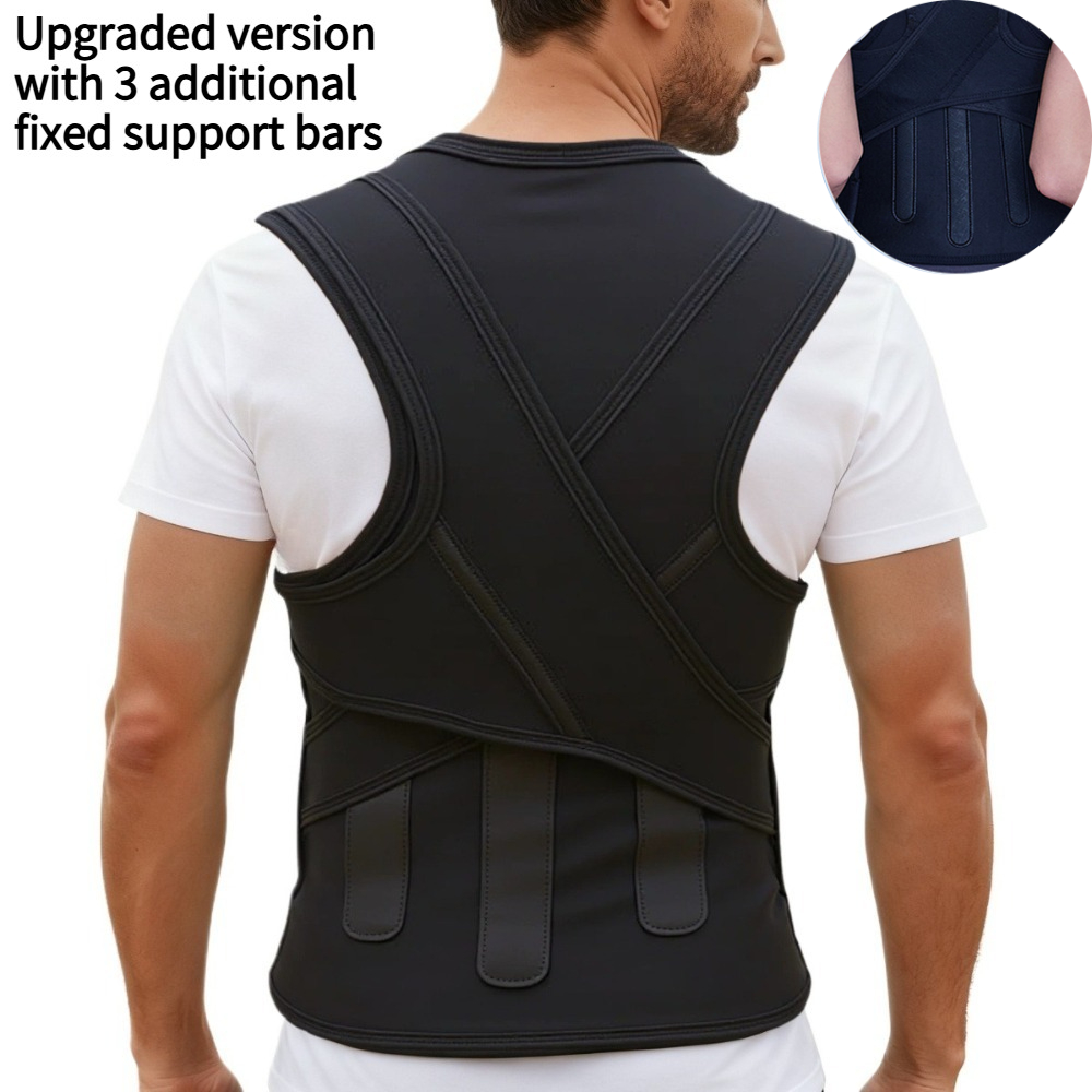 Adjustable Back Brace Posture Corrector For Men And Women Upper And Lower Back Pain Relief 3