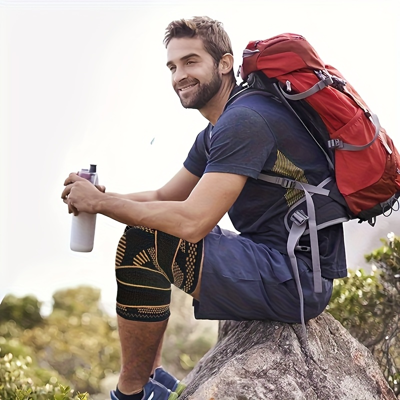 Copper Ion Knee Pads For Sports NonSlip Knitted Nylon For Fitness Running Basketball And More 1