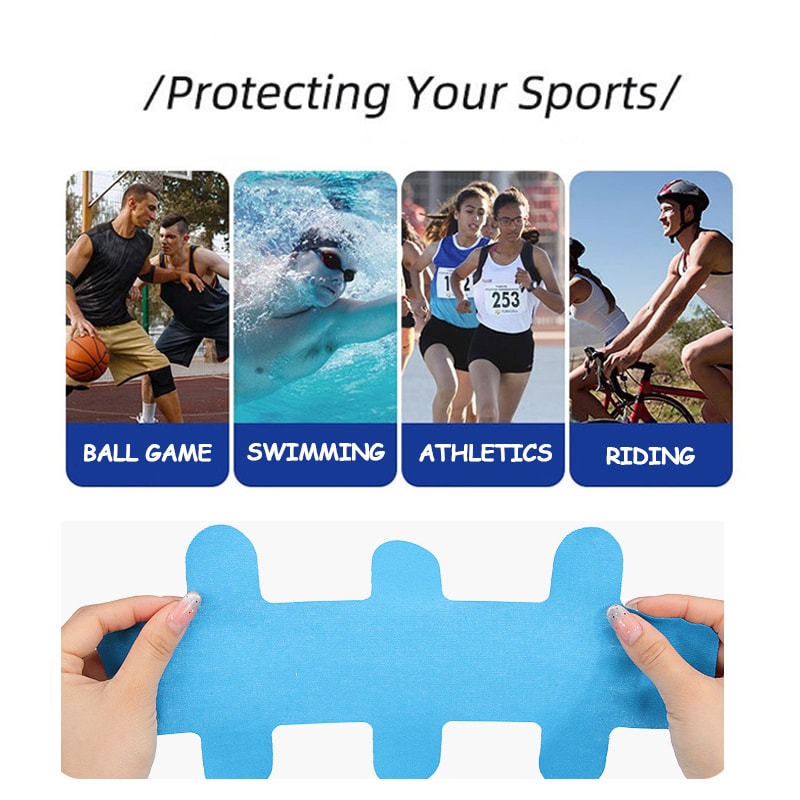 Pre Cut Kinesiology Tape for Muscle Support and Pain Relief.